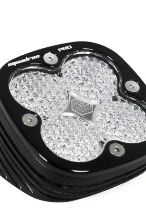 Flush Mount LED Light Pod Angled Black Clear Lens Work/Scene Pattern Squadron Pro Baja Designs Place Order