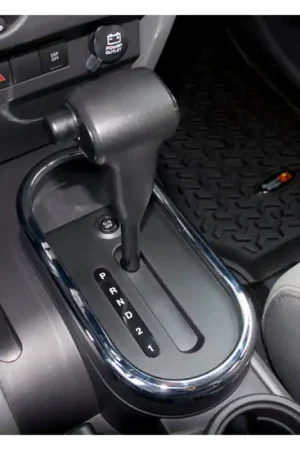Limited Time Rugged Ridge 07-10 Jeep Wrangler JK Chrome Automatic Transmission Shifter Trim
