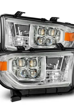 AlphaRex 07-13 Toyota Tundra / 08-17 Sequoia NOVA LED Proj HL Chrome w/Actv Light Seq. Sig + DRL Deal