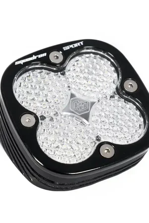 Flush Mount LED Light Pod Angled Black Clear Lens Work/Scene Pattern Squadron Sport Baja Designs Top Rated
