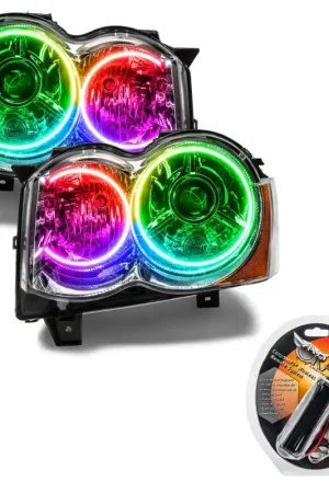 Grab Now Oracle 08-10 Jeep Grand Cherokee SMD HL - HID - ColorSHIFT