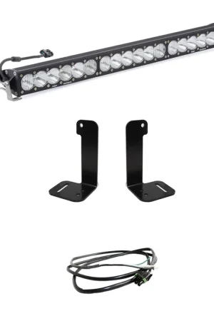 Jeep JL/JT 30 Inch OnX6+ Light Bar Kit w/Upfitter Baja Designs Professional Grade