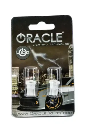 Oracle T10 1 LED 3-Chip SMD Bulbs (Pair) - Green Brand New