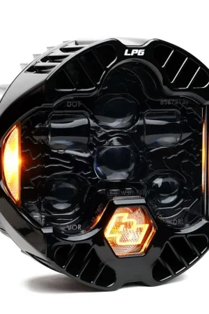 Free Returns DOT LP6 LED Headlight Replacement Universal (Amber) Baja Designs