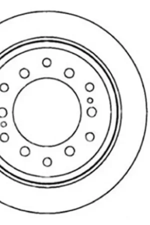 StopTech Power Slot 03-09 Toyota 4 Runner / 03-09 Lexus GX470 Drilled Left Rear Rotor Sale