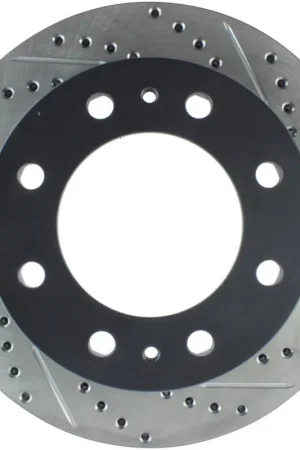 In Demand StopTech 01-09 Chevrolet Silverado 2500HD 3500 Front Left Slotted & Drilled Rotor