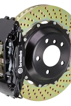 Deal Brembo 95-99 M3 Front GT BBK 4 Piston Cast 2pc 332x32 2pc Rotor Drilled-Black
