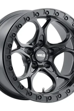 Exclusive Offer Weld Off-Road W901 17X9.0 Ledge Beadlock 5X127 ET-35 BS3.625 Satin Black 71.5