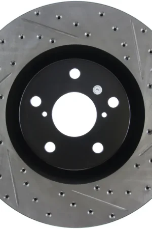 Hassle-Free Returns StopTech 14 Lexus IS Slotted & Drilled Front Left Rotor