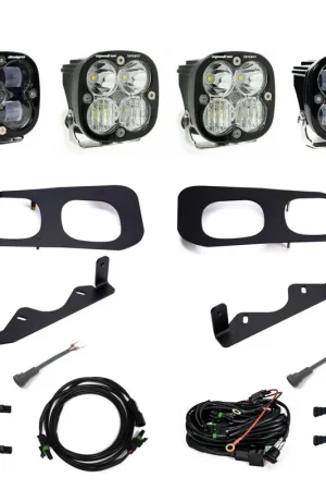 Squadron SAE/Sport Fog Pocket Kit 23-On Ford F-250/350 Super Duty SAE Fog Clear Toggle Wiring Special Offer