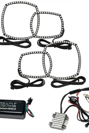 Worldwide Shipping Oracle 11-14 Dodge Charger Dynamic Headlight Halo Kit - ColorSHIFT - Dynamic