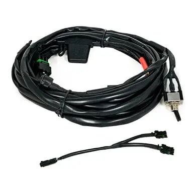 No Minimum Order Baja Designs OnX6/XL Hi-Power w/Mode Switch 2-Light Max (355 Watts) Wiring Harness - Universal