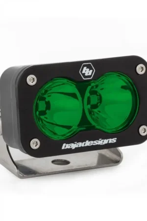 Handmade Baja Designs S2 Sport Spot Pattern LED Work Light - Green