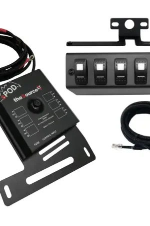 Spod 07-08 Jeep Wrangler JK SourceLT w/ Red LED Switch Panel Direct From Manufacturer