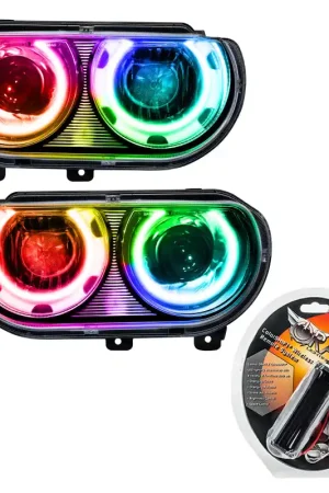 Limited Offer Oracle 08-14 Dodge Challenger SMD HL (HID Style) - ColorSHIFT
