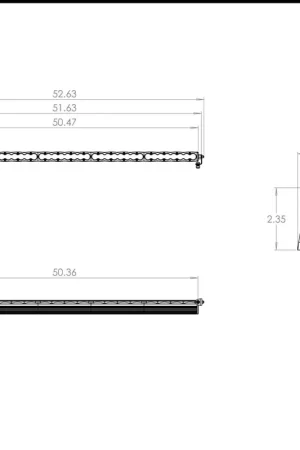 Deal Baja Designs 50 Inch LED Light Bar Amber Driving Combo Pattern S8 Series Baja Designs