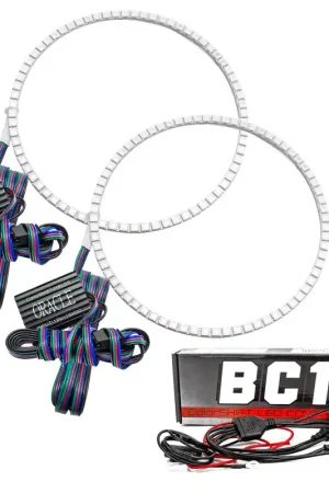 Oracle Jeep Wrangler 07-17 Halo Kit - ColorSHIFT w/ BC1 Controller Genuine