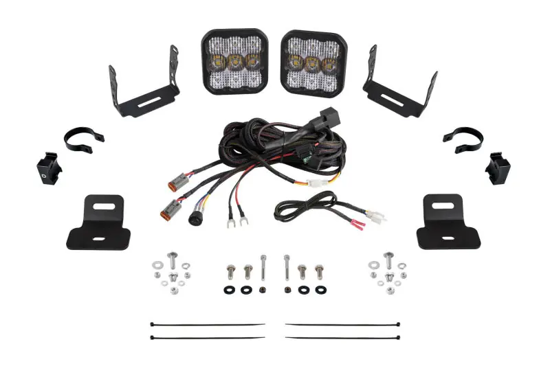 No Minimum Order Diode Dynamics 17-24 Can-Am Maverick X3 SS5 Stage Series Ditch Light Kit - Pro White Combo