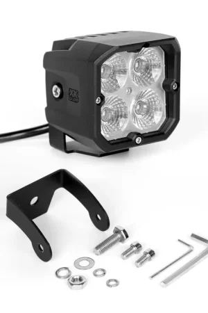 XK Glow XKchrome 20w LED Cube Light w/ RGB Accent Light - Flood Beam Affordable