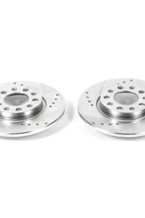Buy Online Power Stop 15-17 Chrysler 200 Rear Evolution Drilled & Slotted Rotors - Pair