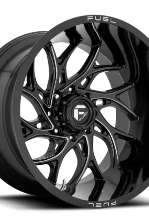 Aluminum Wheels 20X9 Runner D741 5 On 139.7 Gloss Black Milled 78 Bore 1 Offset Fuel Off Road Wheels Flash Sale