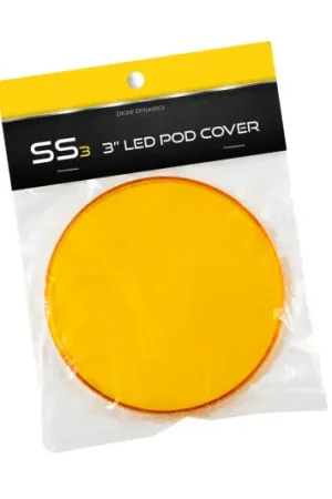 Diode Dynamics SS3 LED Pod Cover Round - Yellow Price Drop