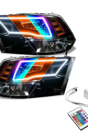 Free Delivery Oracle Lighting 09-18 Ram 1500 Sport Pre-Assembled w/Switchback Halo Headlights