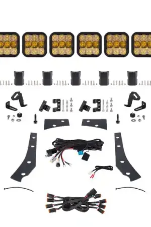 Cheap Diode Dynamics Jeep JK SS5 Pro CrossLink Windshield - Yellow Combo Lightbar Kit