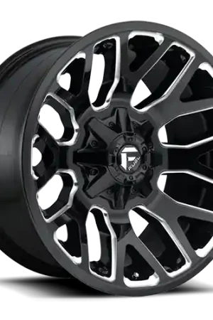 Aluminum Wheels 20X9 Warrior D623 5 On 114.3/5 On 127 Gloss Black/Milled 78.1 Bore 1 Offset Fuel Off Road Wheels No Minimum Order