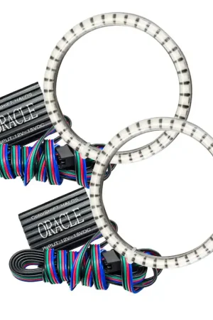 Luxury Oracle Ford Mustang GT500 13-14 LED Waterproof Fog Halo Kit - ColorSHIFT