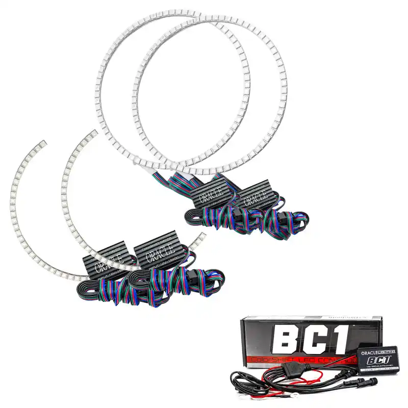 New Arrival Oracle Toyota Tundra 14-17 Dual Halo Kit - ColorSHIFT w/ BC1 Controller