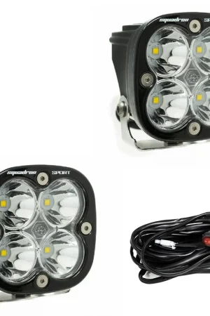 Free Delivery LED Light Pods Clear Lens Spot Pair Squadron Sport Baja Designs