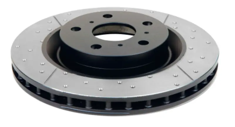 Grab Now DBA 05-23 Nissan Frontier Rear Street Series Drilled & Slotted Rotor