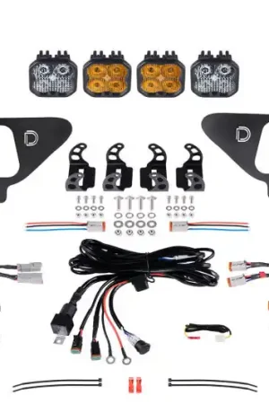 Diode Dynamics 21-22 Ford F-150 SS3 LED Fog Pocket Kit - Yellow Max Exclusive