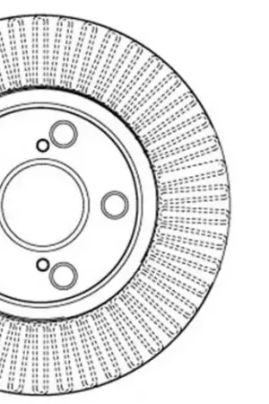 StopTech Sport Cross Drilled Brake Rotor - Rear Left Original