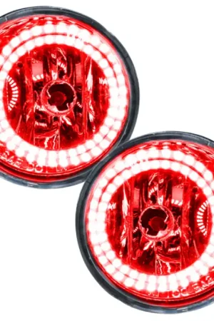 Oracle Lighting 04-15 Nissan Titan Pre-Assembled LED Halo Fog Lights -Red Cheap