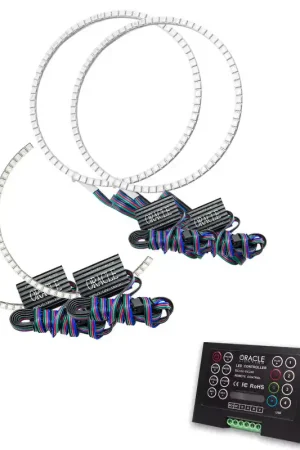 Grab Now Oracle Toyota Tundra 14-17 Dual Halo Kit - ColorSHIFT w/ 2.0 Controller