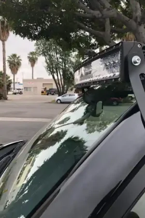 Cali Raised 03-24 Toyota 4Runner 52 Curved Led Light Bar Roof Brackets Kit - Brackets W/ 5D Optic O High Quality