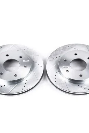 Top Rated Power Stop 04-05 Infiniti QX56 Front Evolution Drilled & Slotted Rotors - Pair