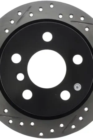 Direct From Manufacturer StopTech 14-15 Mini Cooper Base Slotted & Drilled Rear Right Rotor