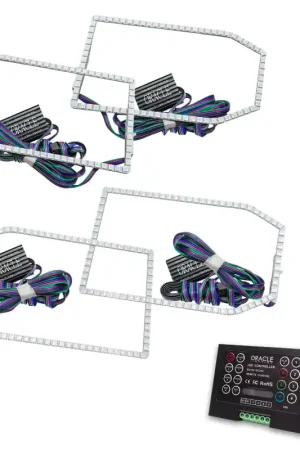 Low Price Oracle Chevy Silverado 14-15 Halo Kit Non-Projector Style - ColorSHIFT w/ 2.0 Controller