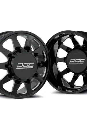 Mega Sale DDC Wheels Forged Black/Milled Mesh 20"x8.25" Wheel Set 94-18 Ram 3500 | 92-10 GM 3500 Dually
