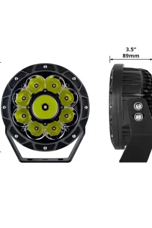 XK Glow Combo Beam Offroad Round Work Light Kit 2pc 7in 44W Today Only