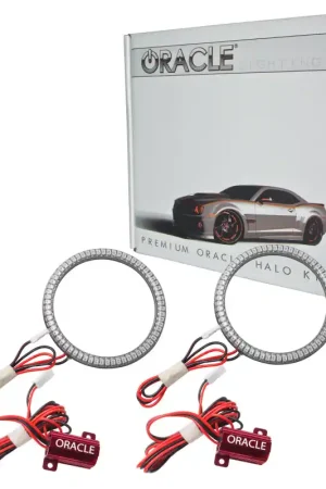 Oracle 11-14 Dodge Charger SRT8 LED Projector Fog Halo Kit - Red Top Rated