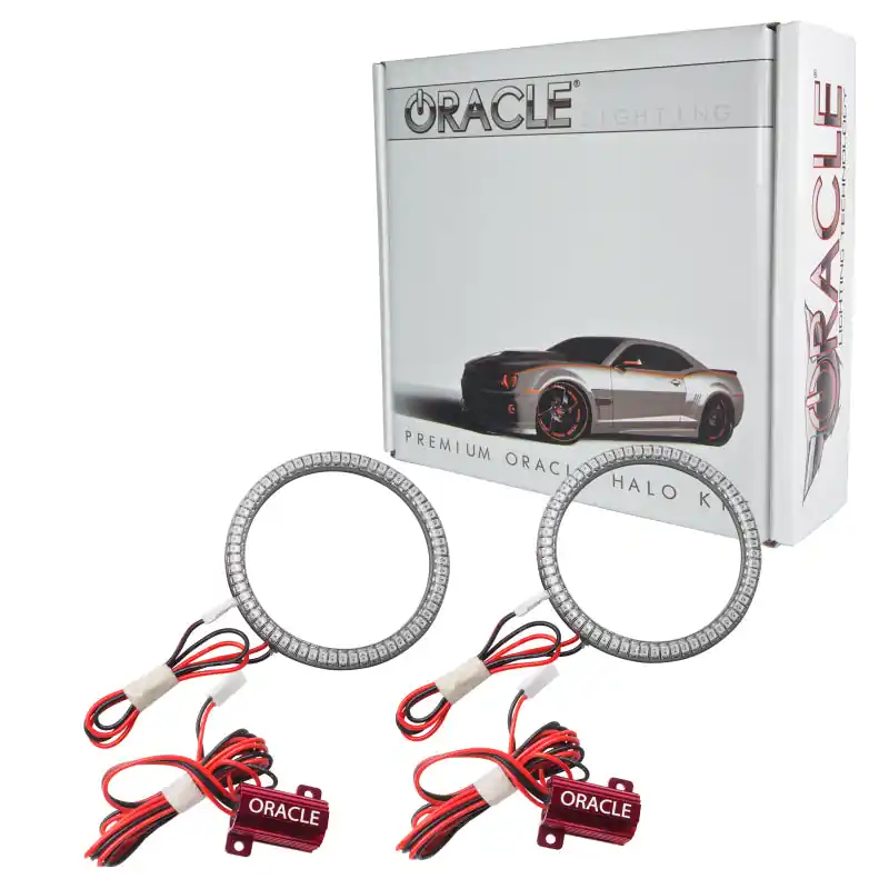 Oracle 11-14 Dodge Charger SRT8 LED Projector Fog Halo Kit - Red Top Rated