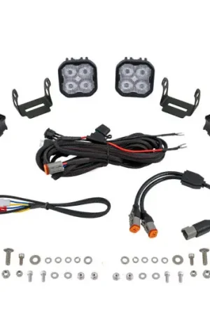 Diode Dynamics SS3 LED Bumper 1 In Roll Bar Kit Pro - White SAE Fog (Pair) Limited Edition