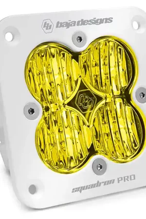 Flush Mount LED Light Pod White Amber Lens Wide Cornering Pattern Squadron Pro Baja Designs Warranty Included