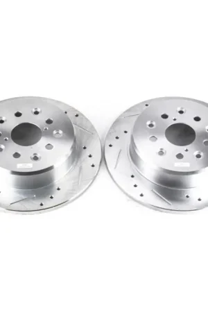Power Stop 98-05 Lexus GS300 Rear Evolution Drilled & Slotted Rotors - Pair Bulk Order