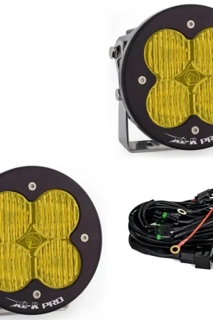 LED Light Pods Baja Amber Lens Wide Cornering Pattern Pair XL R Pro Series Baja Designs Exclusive