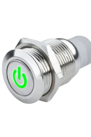 Oracle Pre-Wired Power Symbol Momentary Flush Mount LED Switch - Green Super Sale